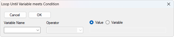 Loop (Variable) setup