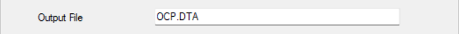 Output File - Open Circuit Potential