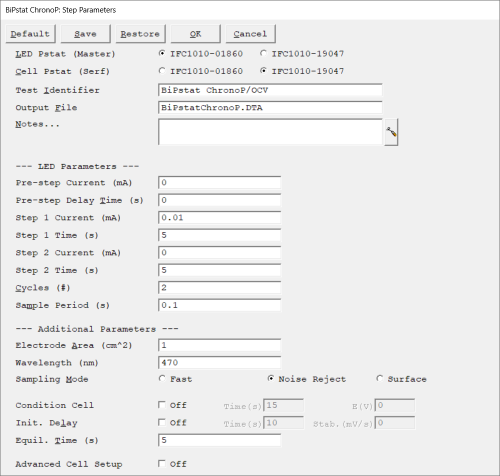 3 - BiPstat ChronoP Main - OCP Serf