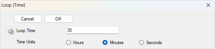 Loop (Time) setup