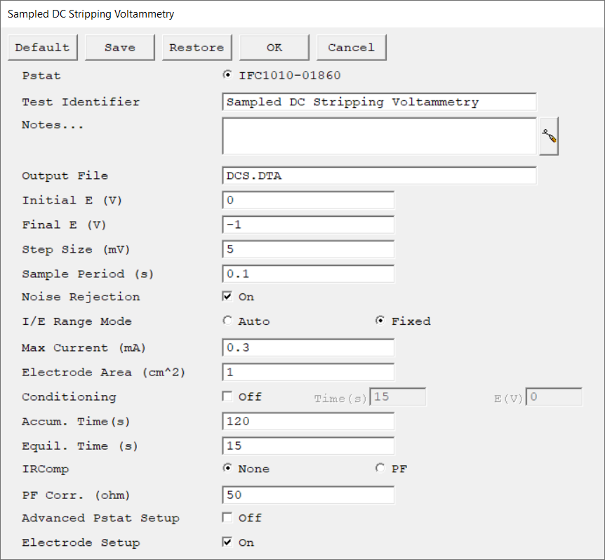 6 - Sampled DC Stripping Voltammetry