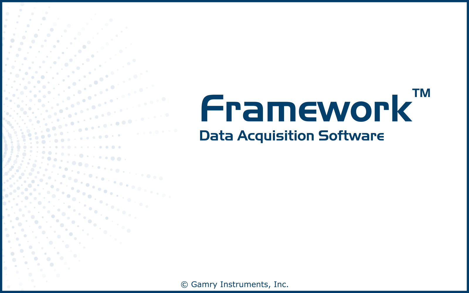 Framework splash screen